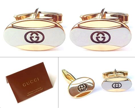 cufflink gucci|vintage gucci cufflinks.